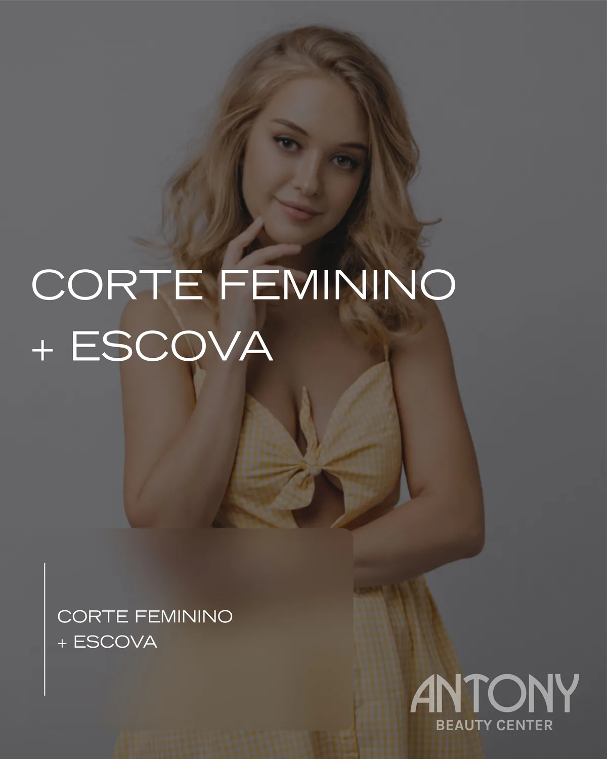 Corte feminino + Escova