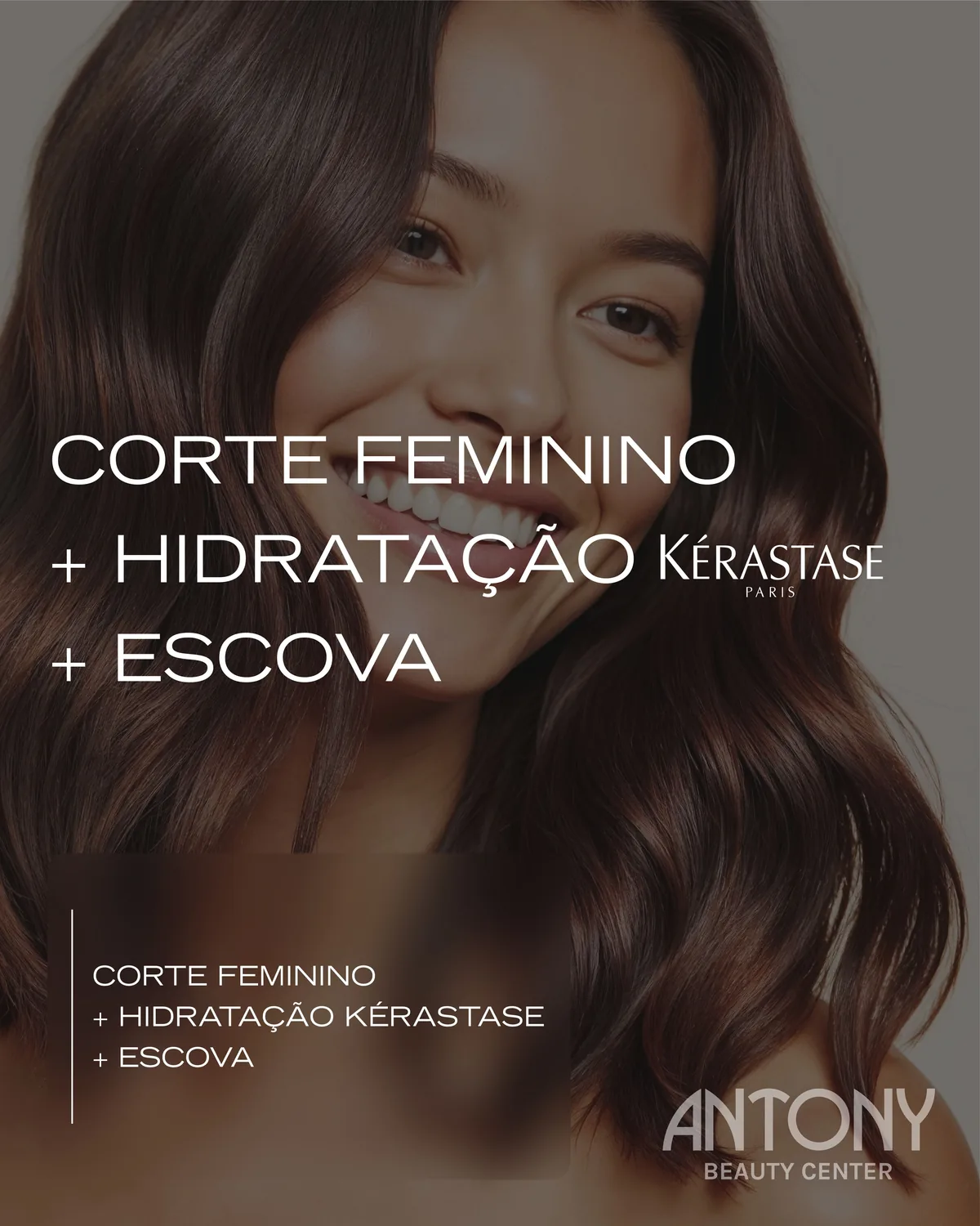 Corte feminino + Hidratação Kérastase + Escova