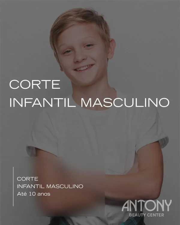 Corte infantil masculino (até 10 anos)