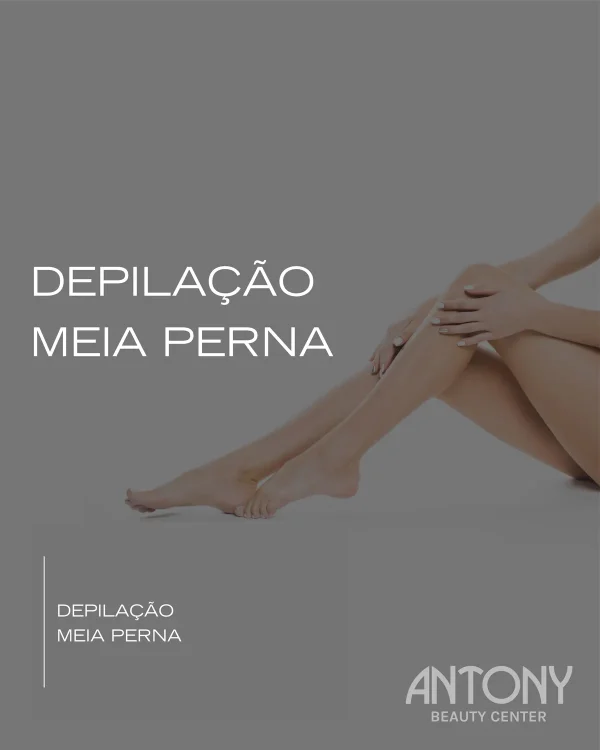 Depilação: meia perna